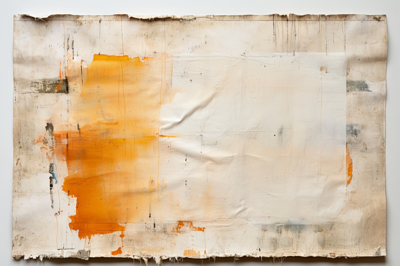 Brown paper elegantly framed for a rustic touch to your decor adding warmth and simplicity to any space