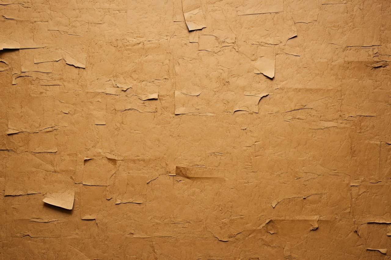 Brown kraft paper background for versatile and rustic designs perfect for crafts presentations and artistic projects