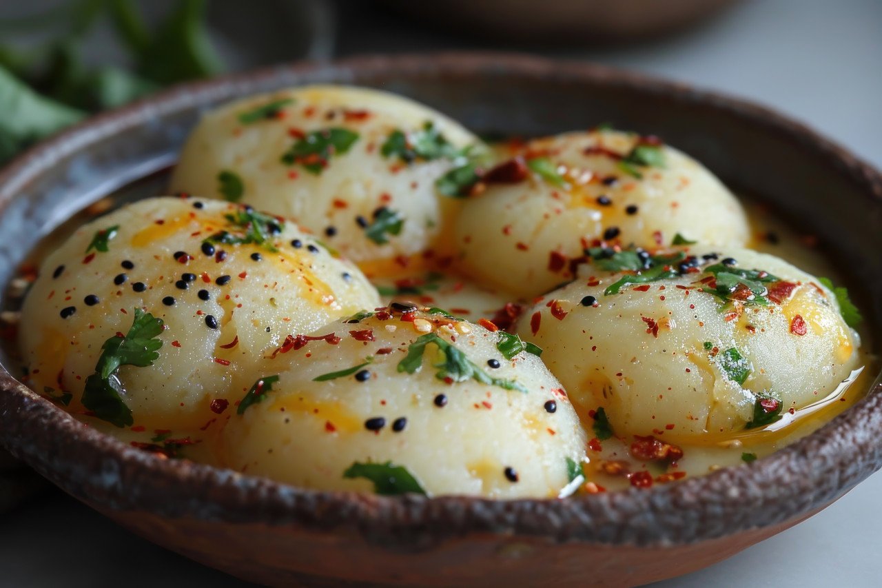 Homemade phulkachanna idli a speedy and tasty