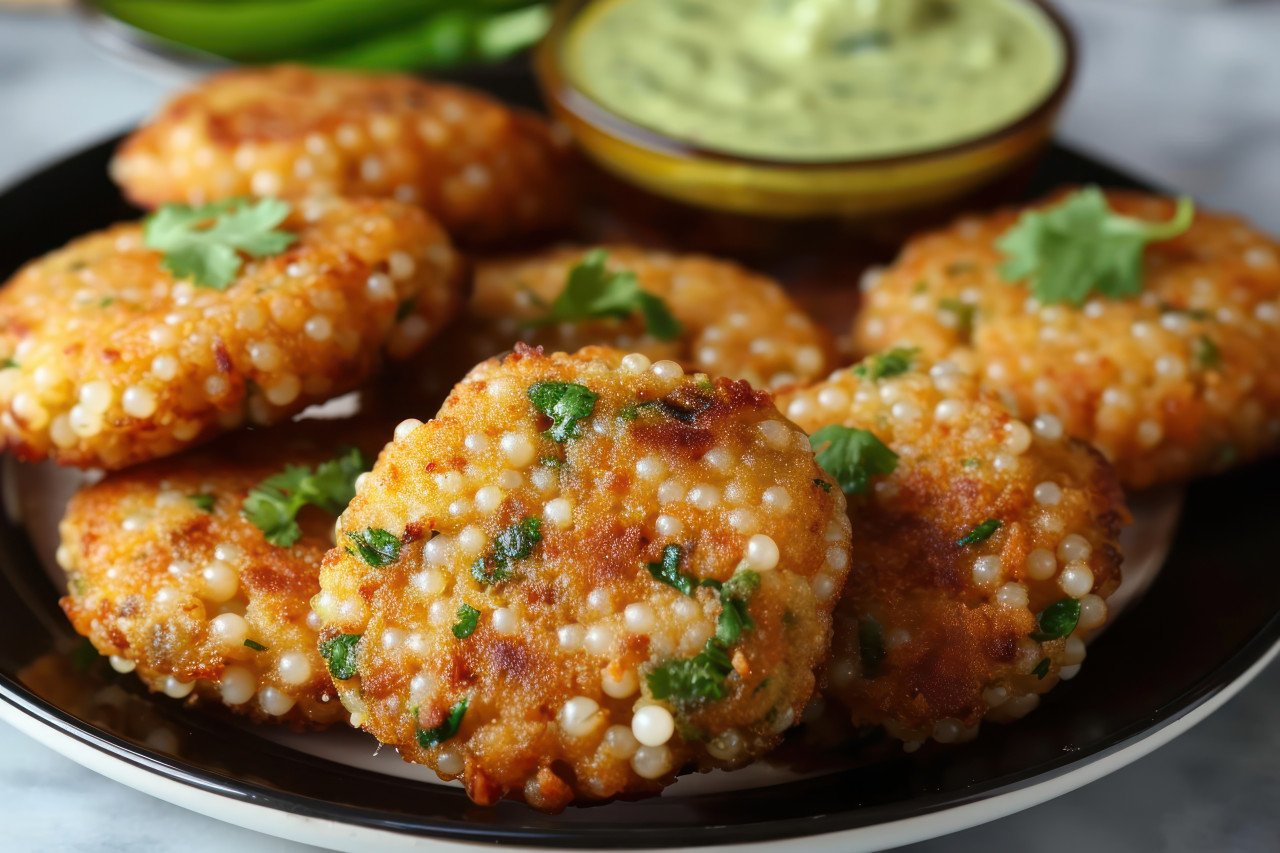 Enjoy the taste of north indian street food with sabudana vada pakoras