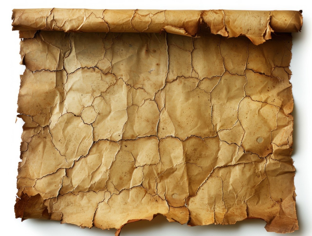 Vintage parchment paper aged and weathered