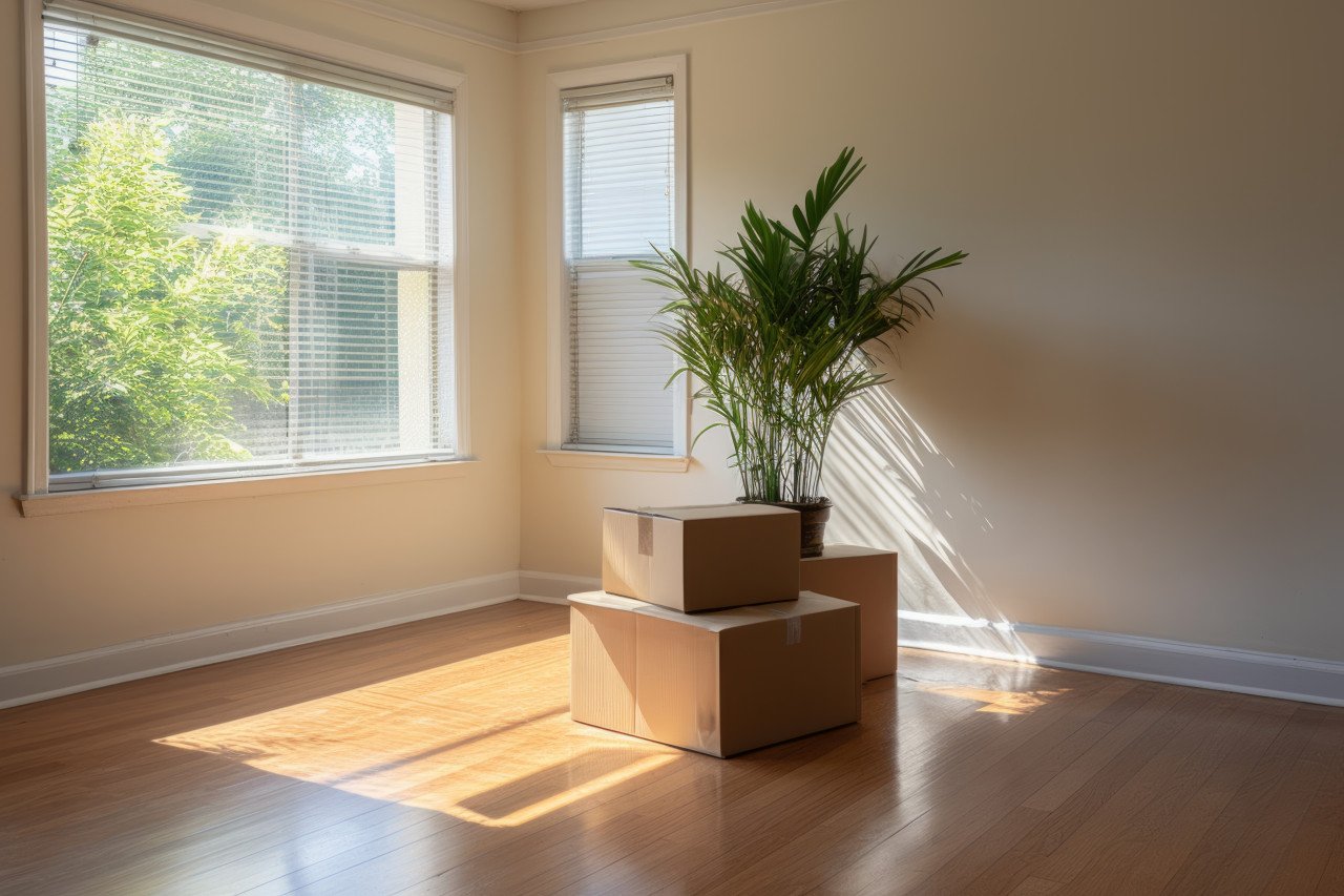 A woman sitting at a desk attentively looking at her laptop computer