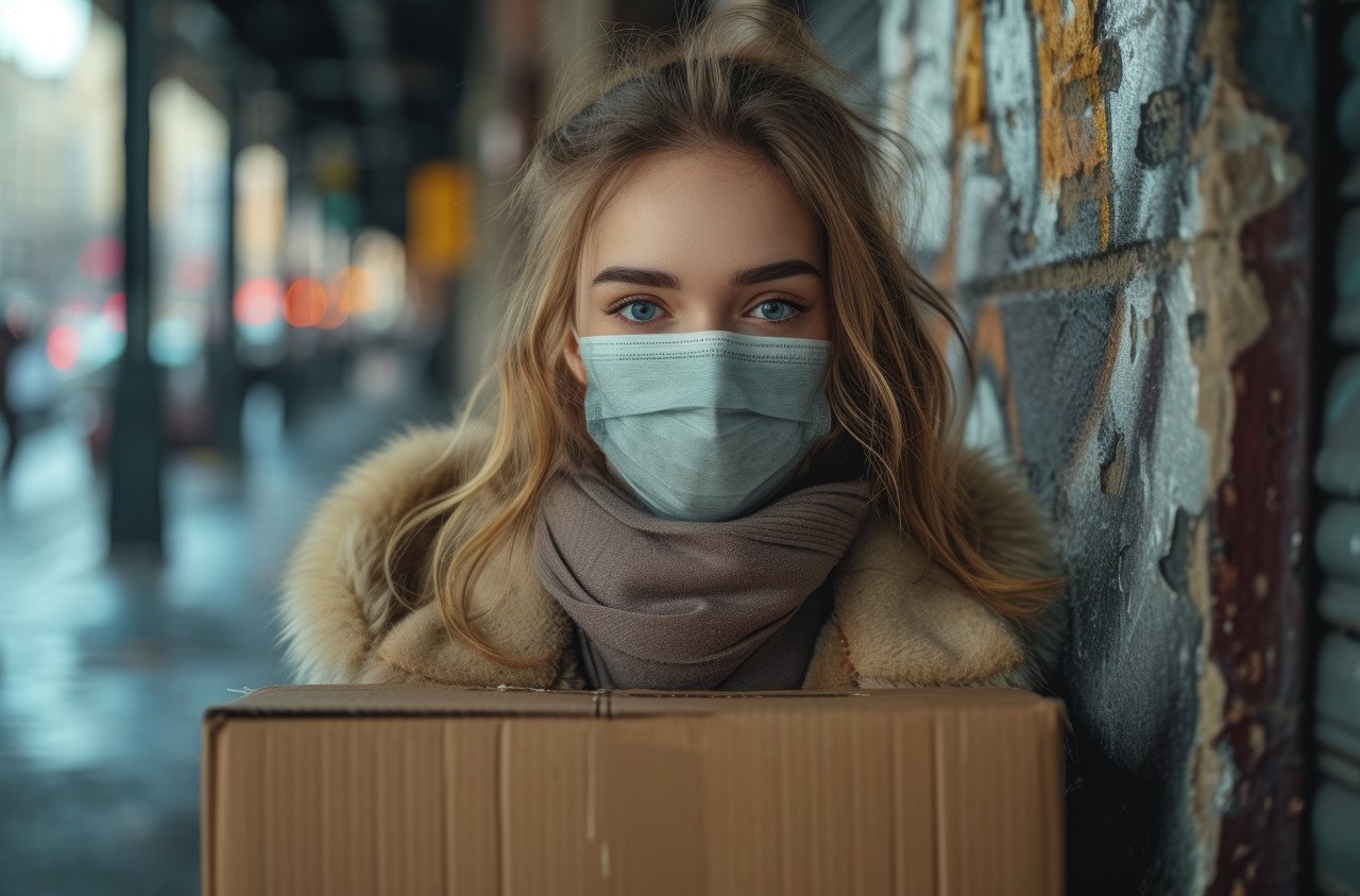 A determined young businesswoman