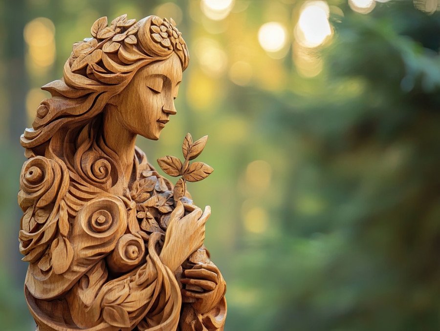 Ancient healer with herbal remedies