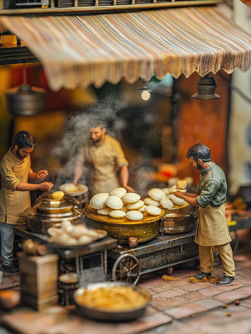 A stone oven filled with smoky golden baked naan