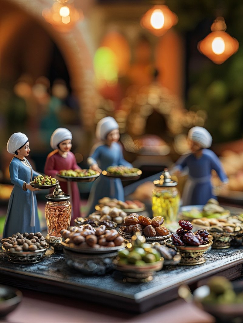 A tray of stuffed dates