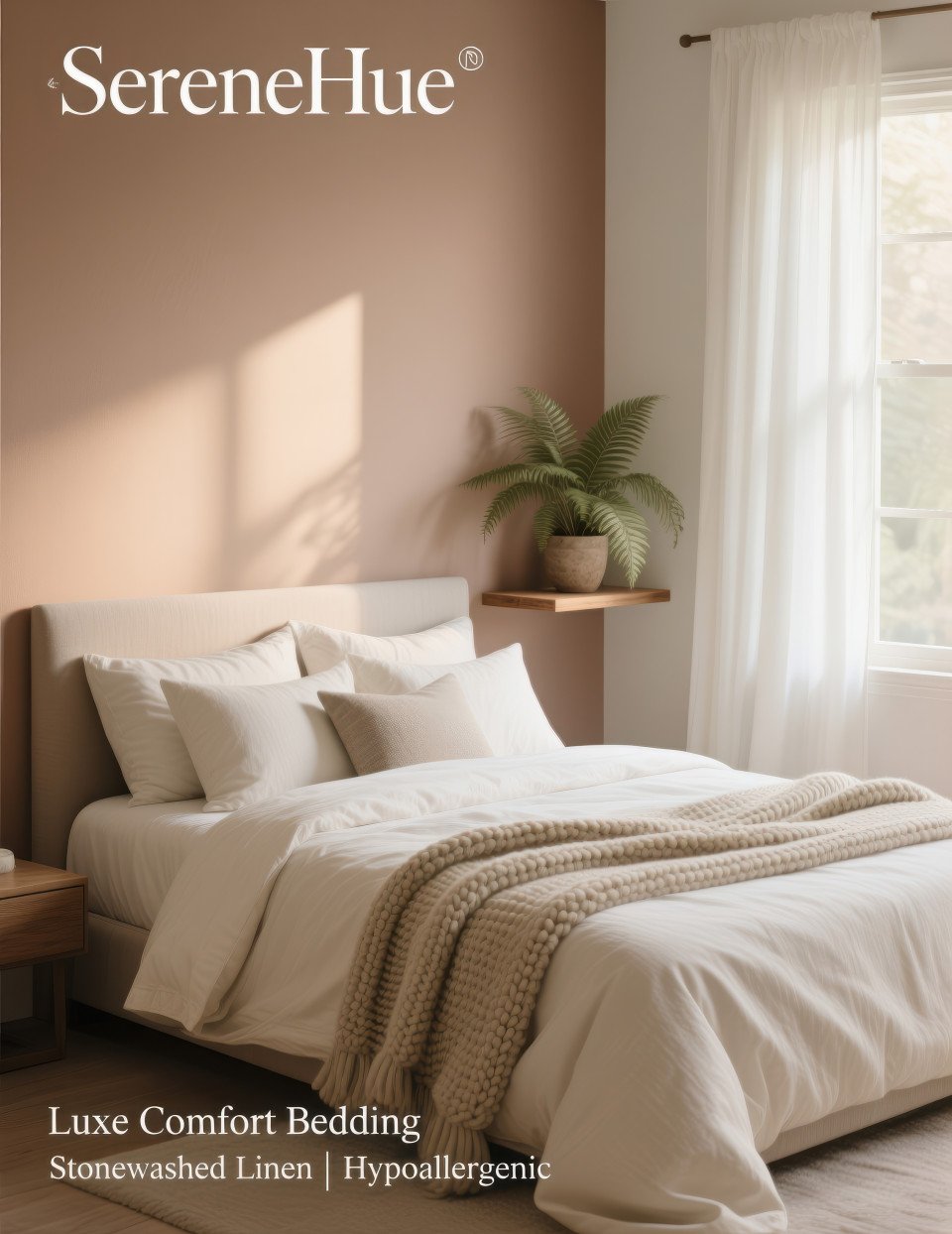 Handwoven moroccan rug in terracotta and maroon tones