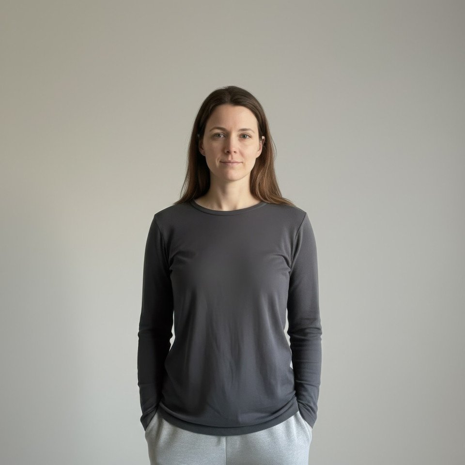 Hr director studio portrait on platinum background google gemini