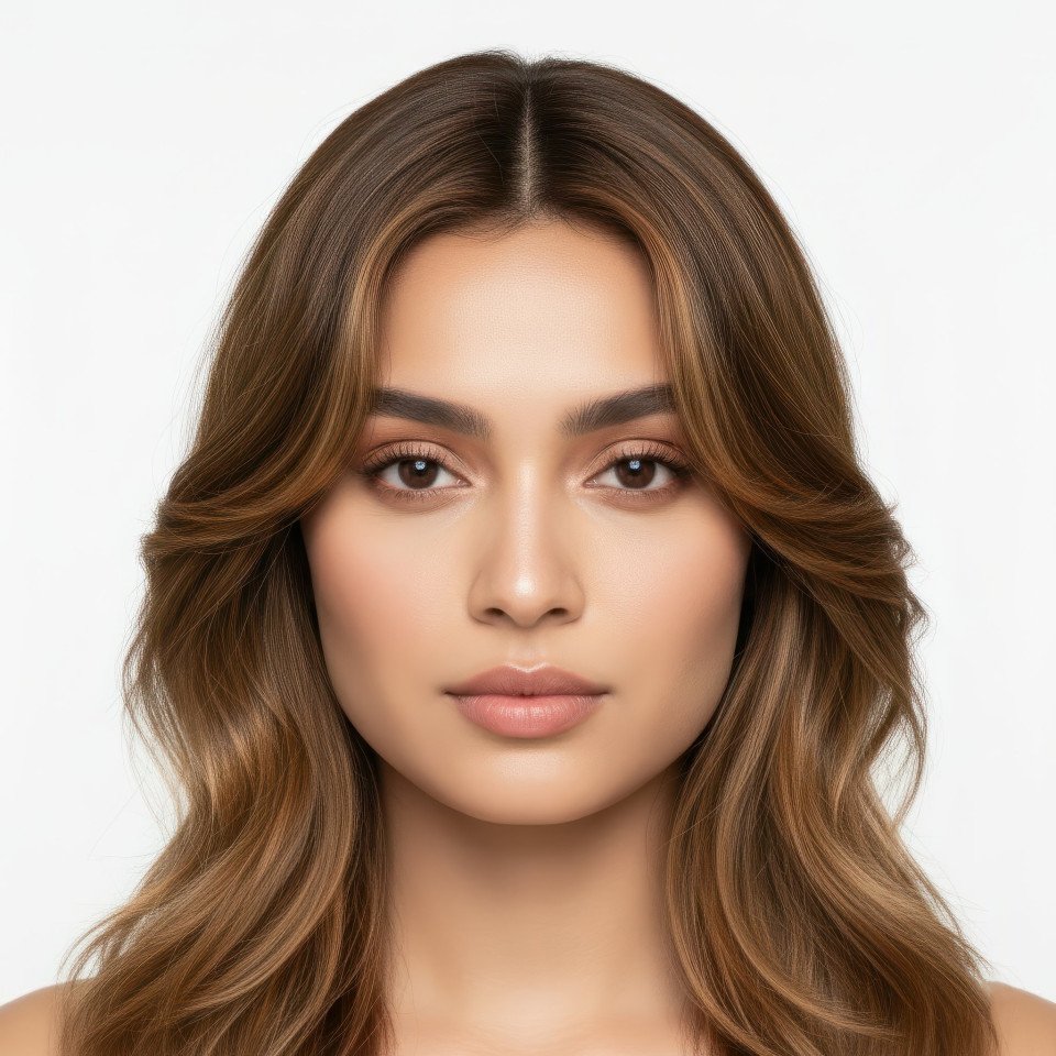 Creative artist woman with boho long wavy hairstyle google gemini prompt