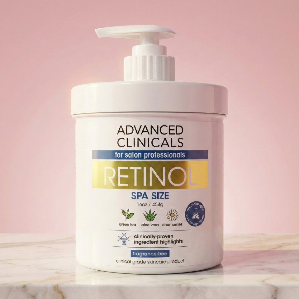 Skincare bottle on marble pink gradient background google gemini prompt